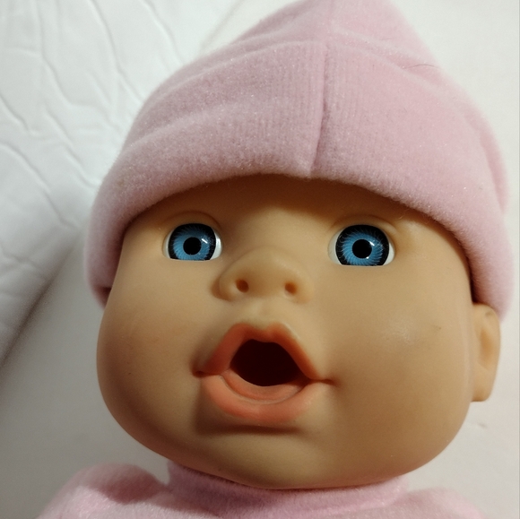 Vintage Cititoy Baby Doll 1999 Girl W/ Pacifier Cloth Body 13" - Picture 5 of 7